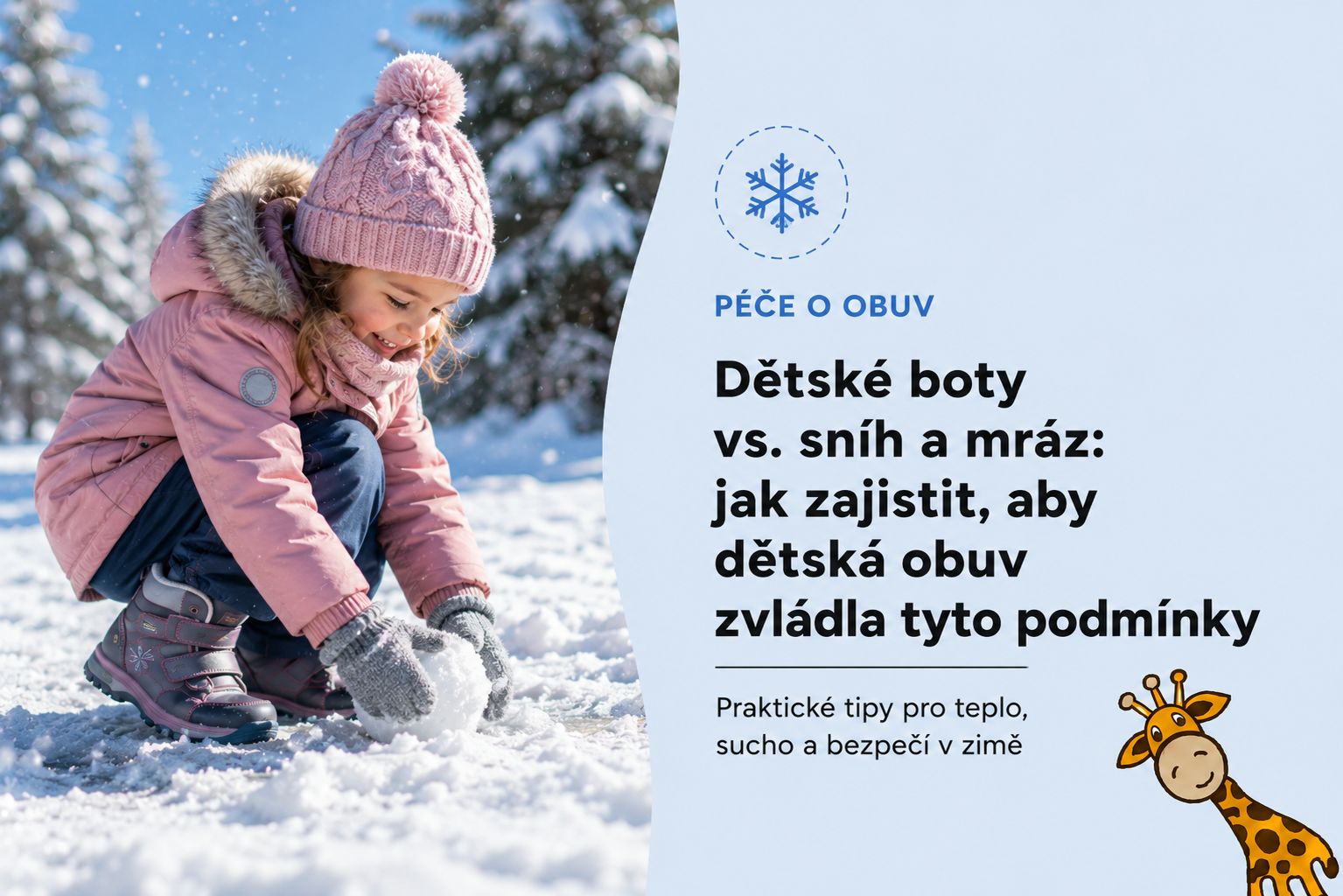 Dětské boty vs. sníh